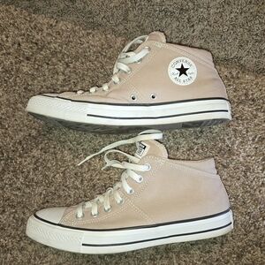 Converse Beige High-Top Sneakers